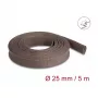 Cable Sleeve DeLOCK 20906 Brown Polyester 2.5 cm