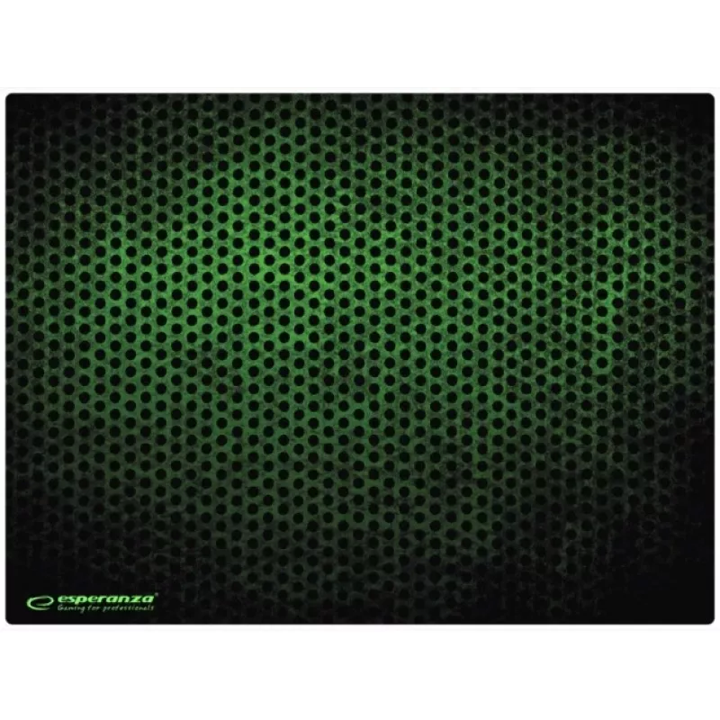 Mouse pad ESPERANZA EGP103G — gaming rubber pad, 400×300×3 mm, patterned green