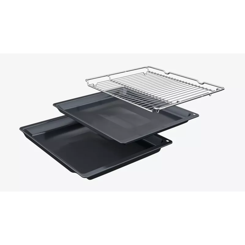 Neff B64CT73N0 oven 71 L Black, Stainless steel