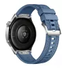 Smartwatch HUAWEI WATCH GT5 46mm — 1.43 inch AMOLED, GPS, 524 mAh, stainless steel case, blue woven band