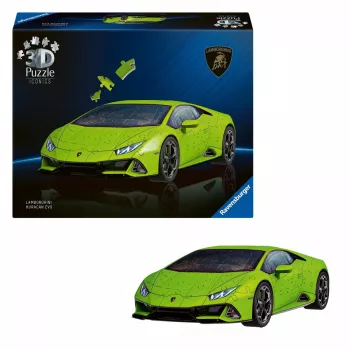 Puzzle 3D 158 pieces Lamborghini Huracan EVO green