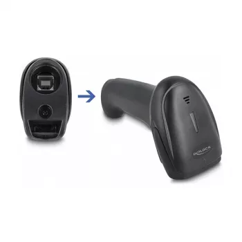 Handheld Barcode Scanner DeLOCK 90564 1D Laser Bluetooth USB