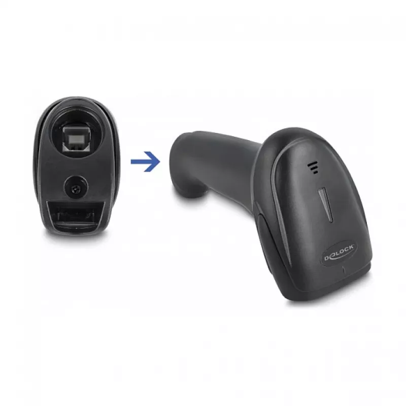 Handheld Barcode Scanner DeLOCK 90564 1D Laser Bluetooth USB