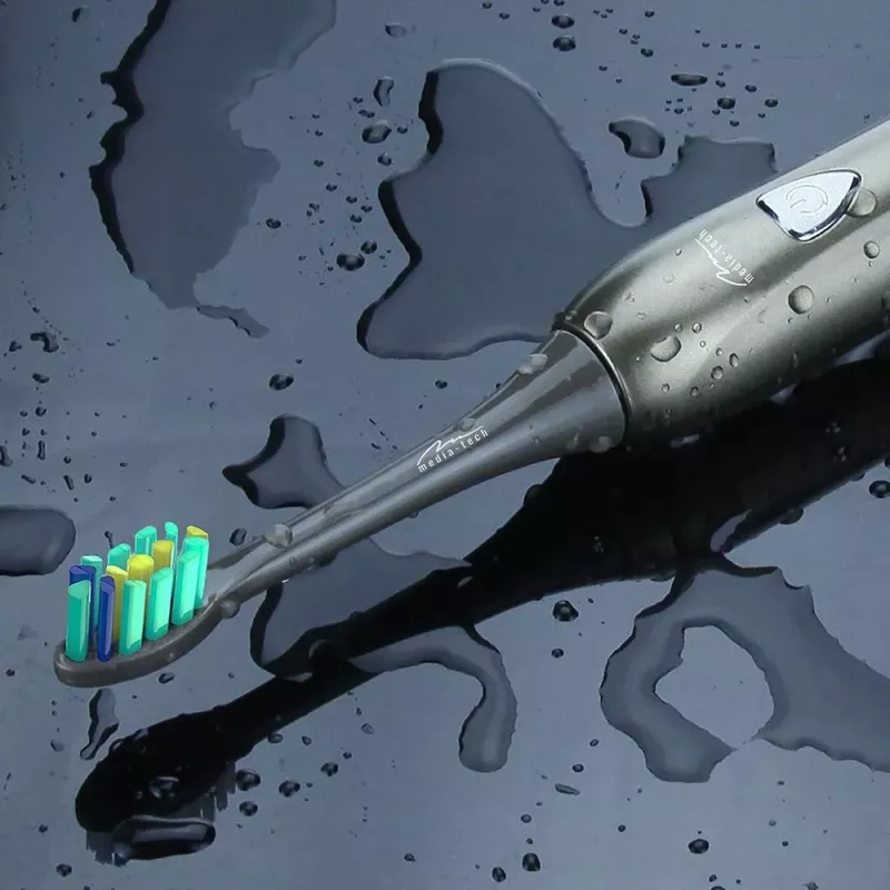 Toothbrush Media-Tech SONIC WAVECLEAN Adult Brown