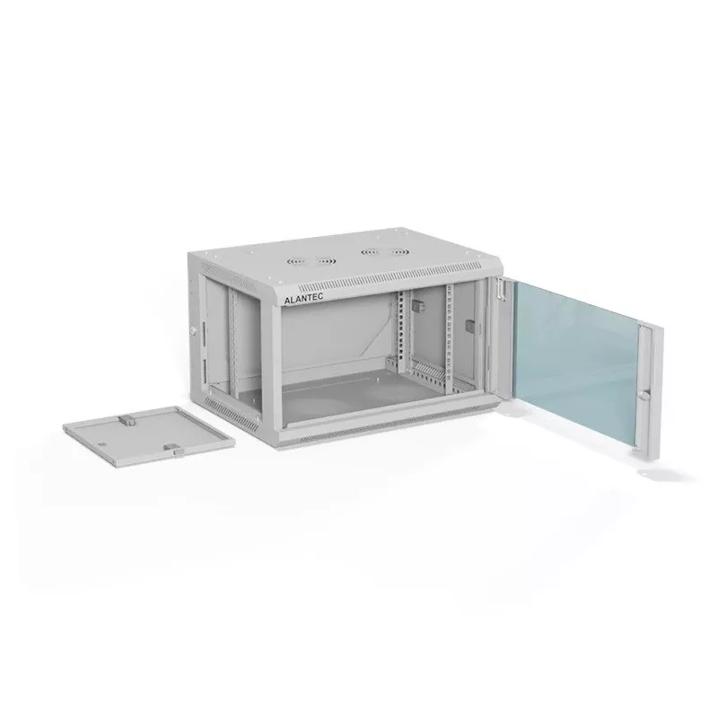 ALANTEC Racking cabinet 19 6U 600x450, Grey FLAT PACK