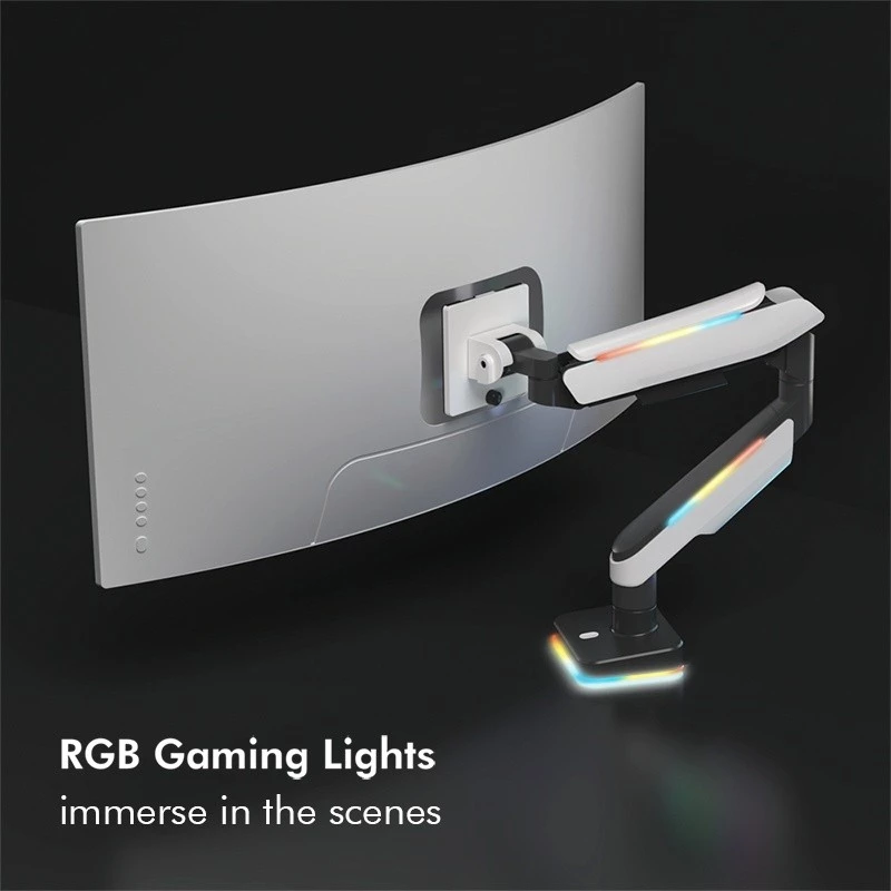 Monitor mount, 17-49 inch gaming, gas spring