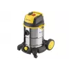 STANLEY SXVC30XTDE Wet & Dry Vacuum Cleaner, 30 L Stainless Steel Tank, 1600 W, 2 m Hose, 2.5 m Cable, Black/Yellow