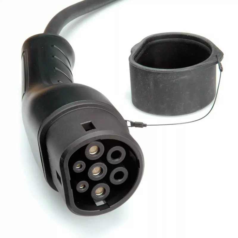 Electric vehicle charging cable ROLINE Type 2 to Type 2 7.5 m 7.4 kW 32 A 250 V Black