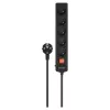 Power extension SAVIO LZ-18 — 5 m cable, 5 AC outlets, indoor, black, 10 A, 50 Hz