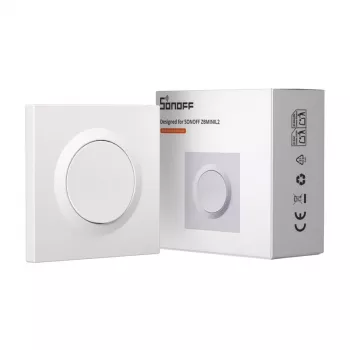 Wall switch housing Sonoff E1GSL without N — mounting frame for single-gang wall switch