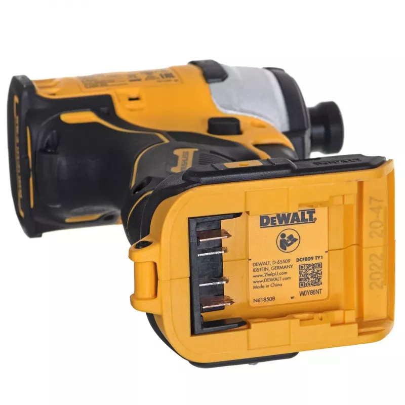 Cordless power tool combo kit DeWalt DCK2062M2T — 18V, DCD709 drill + DCF809 1/4 inch impact driver, 2×4.0Ah batteries, TSTAK II case