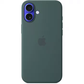 Apple iPhone 16 Plus Silicone Case with MagSafe - Lake Green