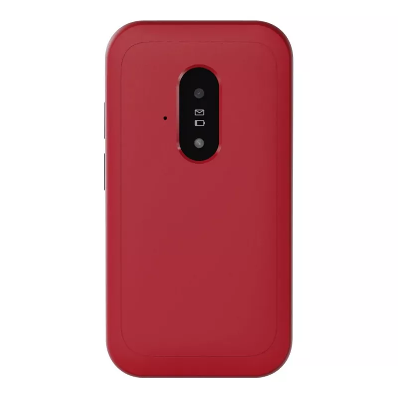 Feature phone Doro Leva E22 clamshell, 2.8 inch (7.11 cm) display, Single SIM, 0.3 MP camera, 1150 mAh, 127.8 g, Red/White