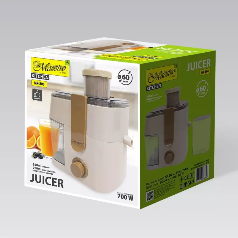 Maestro MR-800 juicer, 700 W, beige