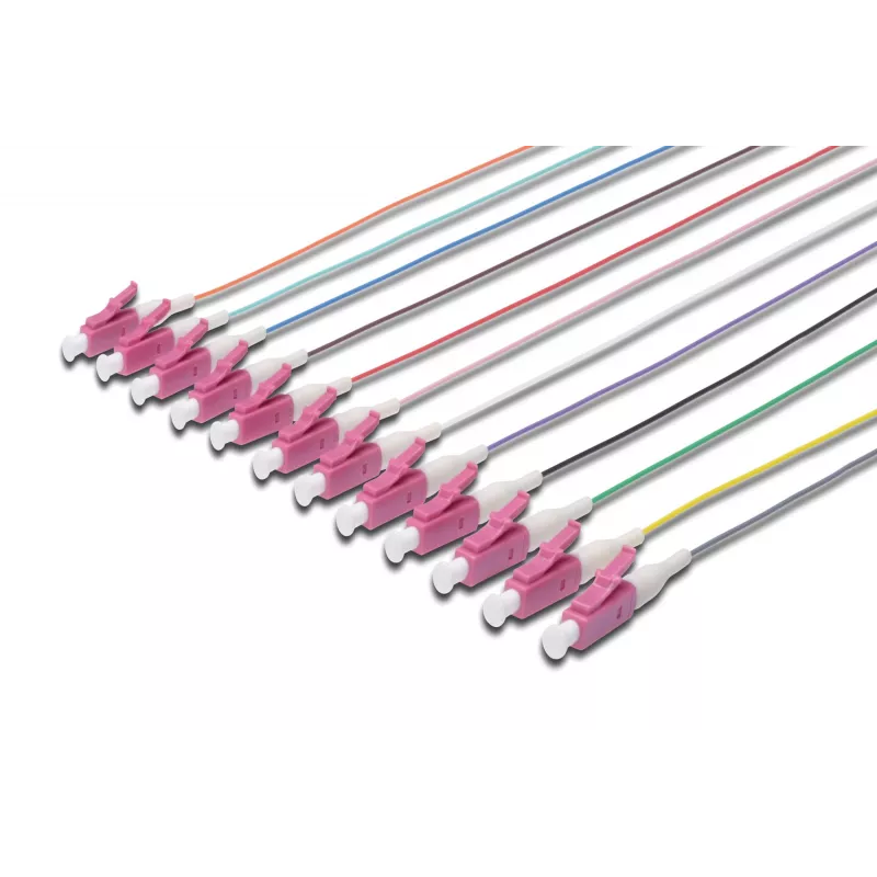 Fiber optic pigtails Digitus LC OM4 50/125 µ Simplex 2m