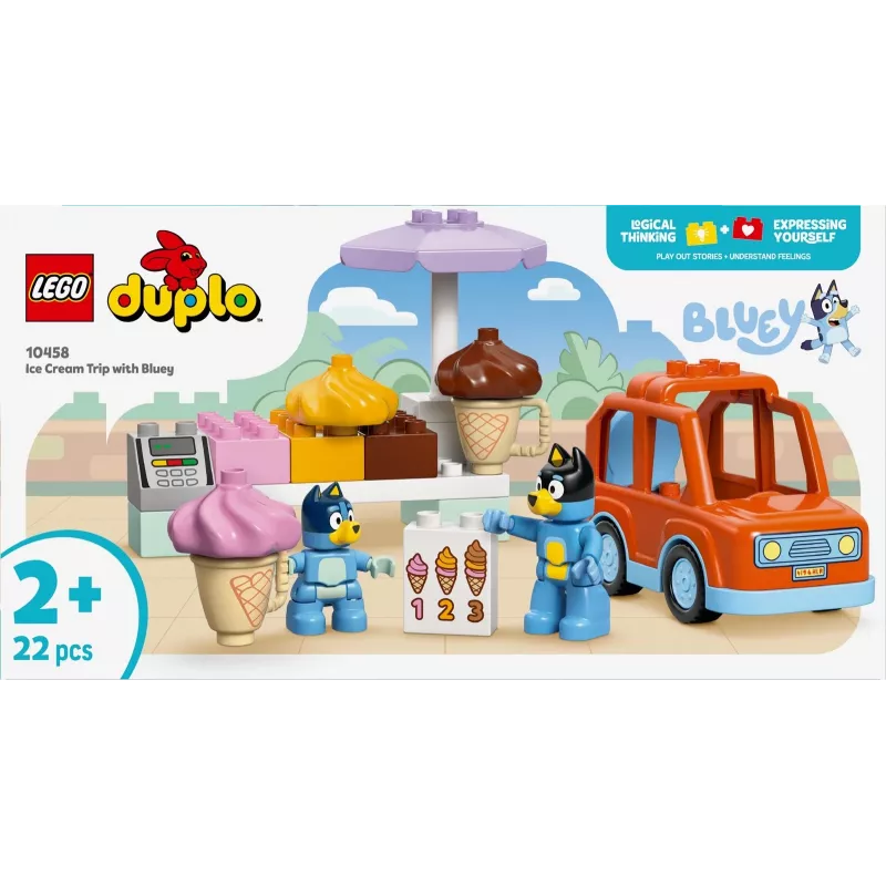 LEGO BLUEY 10458 Ice Cream Trip with Bluey