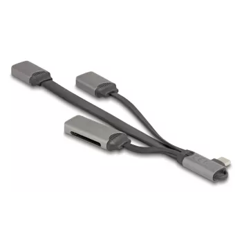 DeLOCK 64303 USB 3.2 Gen 1 Type-C Hub 5000 Mbit/s Grey