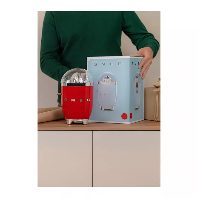 Electric Citrus Press Smeg CJF11RDEU 70 W Red Stainless Steel