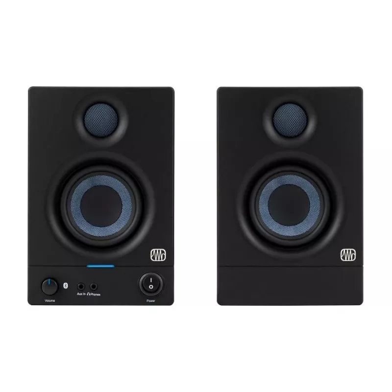Studio Active Monitors PreSonus Eris 3.5 BT 2nd Gen — 2×25W RMS, 80–20,000 Hz, Bluetooth 5.0, RCA/TRS inputs, 3.5 mm headphone