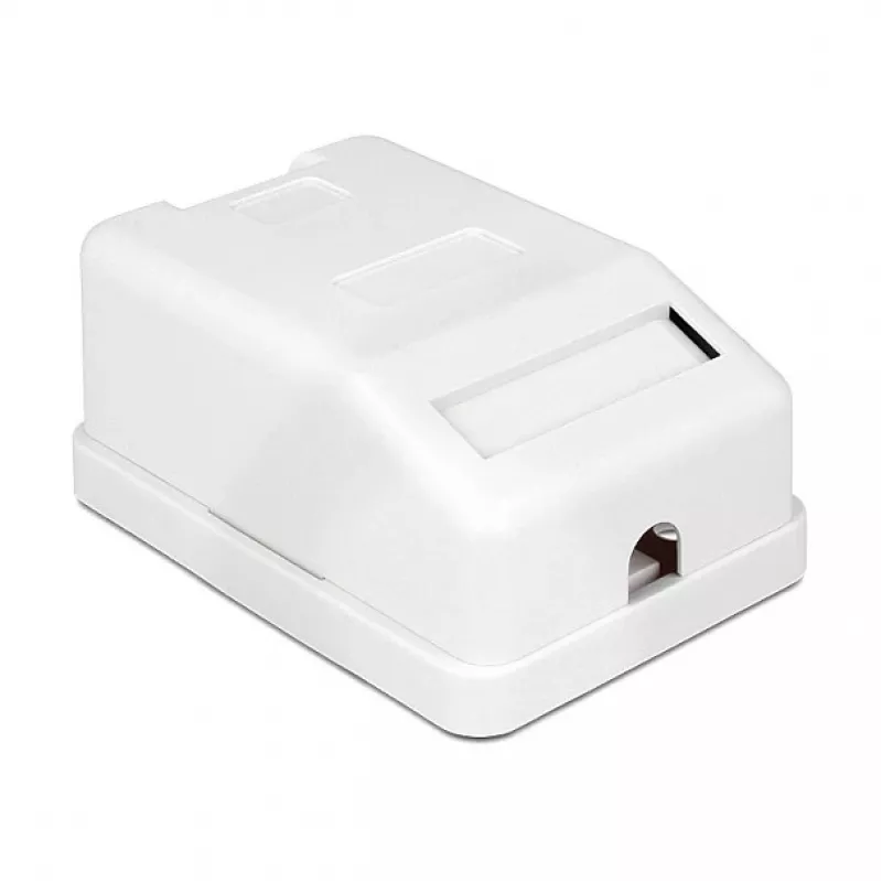 Electrical box DeLOCK 86235 White Width 65 mm Depth 47 mm Height 29 mm