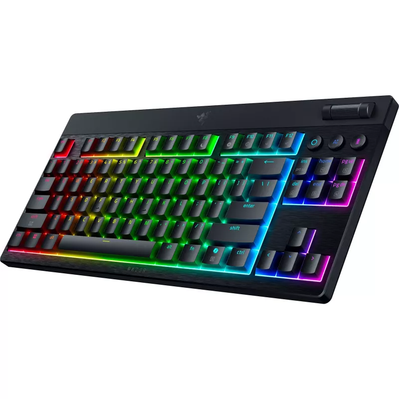 BlackWidow V4 Low-Profile TKL HyperSpeed, Gaming Keyboard black, DE-Layout, Razer Low-Profile Orange