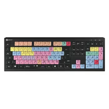 Logickeyboard ASTRA 2 USB QWERTZ Keyboard Black Full-size 108 Keys