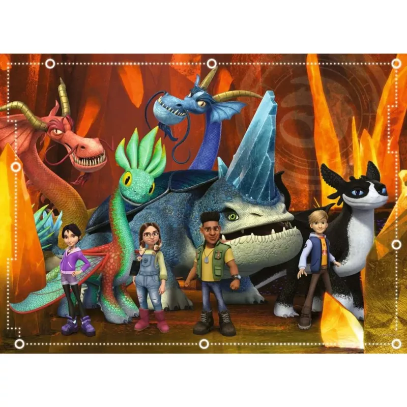 children's puzzle Dragons - The Nine Realms (100 Pieces)