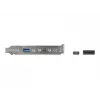 Slot Bracket DeLOCK 89934 with 1 x USB Type-C and 1 x USB Type-A Port
