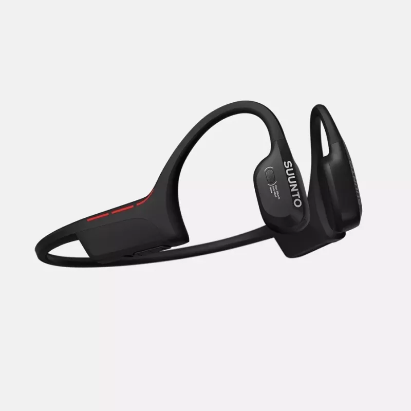 Bone conduction headphones Suunto Wing 2 — wireless open-ear design, Black
