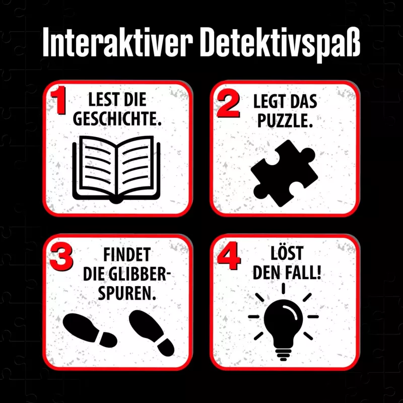 detective-Puzzle Die drei Kids: Vorsicht Glibberfalle (150 Pieces)