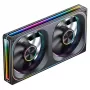 120mmx2 ARGB PWM Case Fans, Jonsbo ZA-240 Infinity Mirror 240mm Black