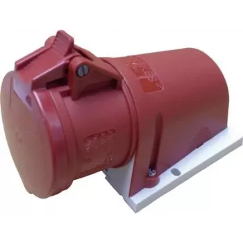 Mennekes CEE Wall Socket Red 32 A/400 VAC