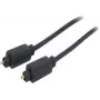 shiverpeaks 1.0m Toslink - Toslink - TOSLINK - Male - TOSLINK - Male - Gold - Black (Bs69004-1.0)