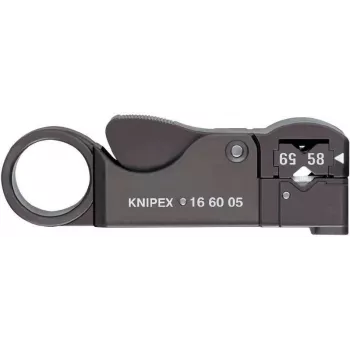 Knipex 16 60 05 KOAX Kabelentmanteler suitable for Coaxial Cable 4 to 12 mm RG58, RG59, RG62