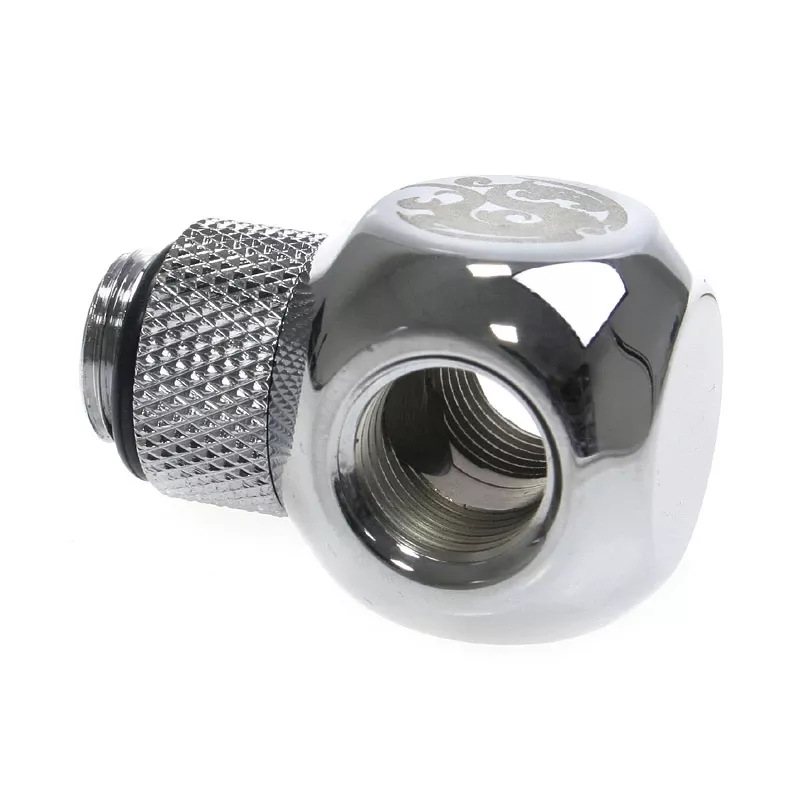 Cooling system fitting BitsPower BP-TR-C — brass construction, silver finish