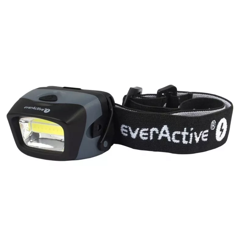 Headband flashlight everActive HL-150, headlamp, 150 lm, 3 W, IPX4, 3×AAA, black