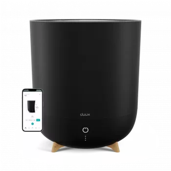 Duux | Neo | Smart Humidifier | Water tank capacity 5 L | Suitable for rooms up to 50 m2 | Ultrasonic | Humidification capacity 500 ml/hr | Black