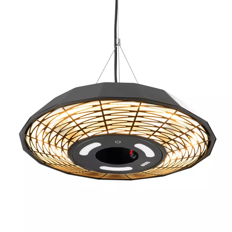 TunaBone | Electric Ceiling Infrared Patio Heater | TB2068C-01 | Patio heater | 2000 W | Number of power levels 1 | Suitable for rooms up to 20 m² | Black | IP45