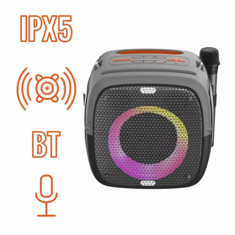 Portable Speaker Manta SPK340 Ares, Black