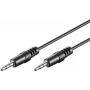 Wentronic Goobay 3,5mm-jack-Connection Cable HQ, Black, 0.6 m - jack 3,5 mm-Plug (3-Pin, Stereo) > jack 3,5 mm-Plug (3-Pin, Stereo) (51141)