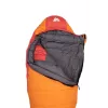 Sleeping bag Volven VOLVEN TRAVELLER Right Orange – mummy-style, right-hand zip, single-person