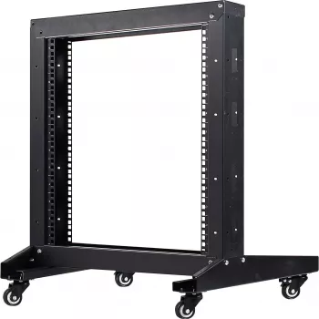 Freestanding rack Inter-Tech SRA-6612 12U Black 300 kg capacity