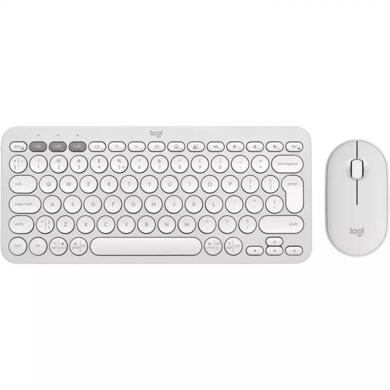 Wireless Keyboard and Mouse Combo Logitech Pebble 2