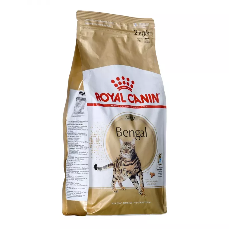 Royal Canin Bengal Adult Dry Cat Food, 2 kg, Poultry & Vegetable