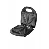 Blaupunkt SMS611 Sandwichmaker non-stick coating, grill function, toast function, cool-touch housing Black, Silver (SMS611)
