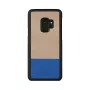 Phone case man and wood for Samsung Galaxy S9 — dove black, protective hard back cover