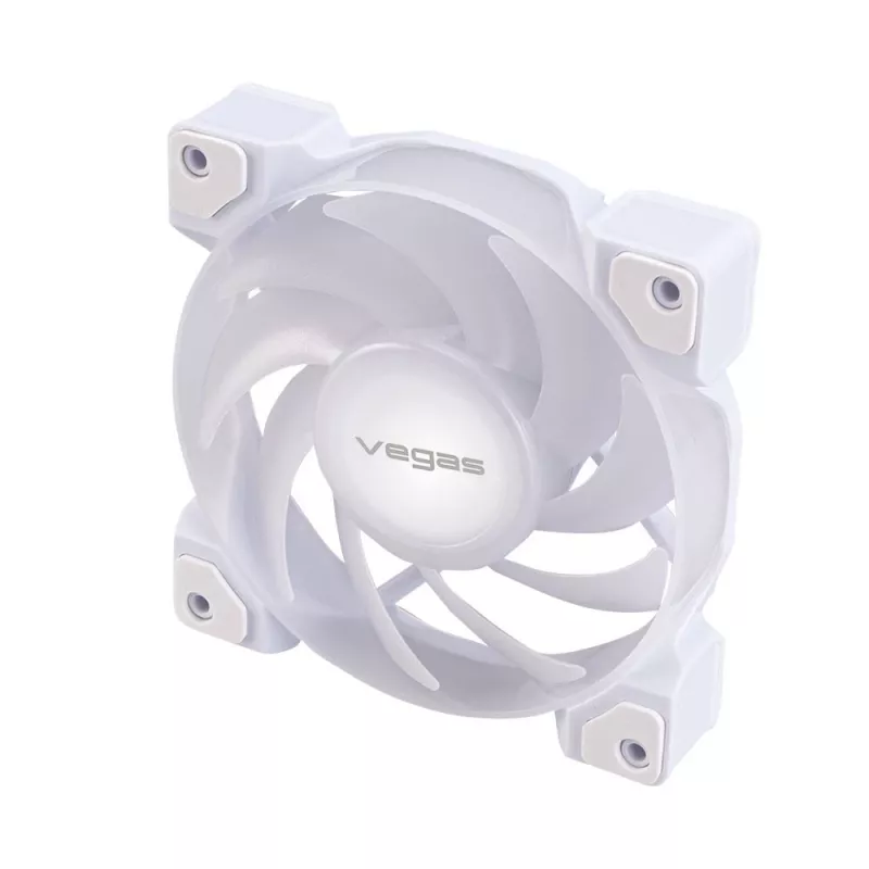 AKASA VEGAS A12 120mm ARGB Case Fan - White
