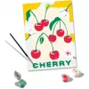 Painting set Ravensburger CreArt – cherries (design 25514) – creative paint kit for adults and teens