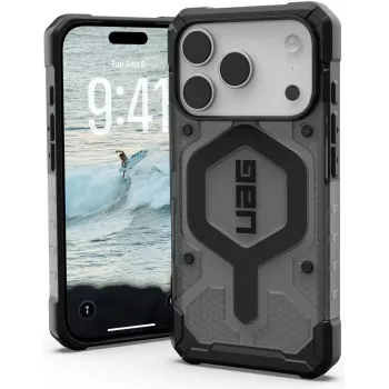 UAG Urban Armor Gear Pathfinder MagSafe Case | Apple iPhone 17 Pro | ash (Grey transparent)/black | 114551113140 (114551113140)
