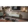 Cama FELLINI TV cabinet 150x40x52 olive + oiled oak top